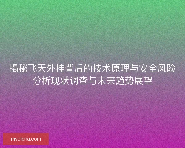 揭秘飞天外挂背后的技术原理与安全风险分析现状调查与未来趋势展望